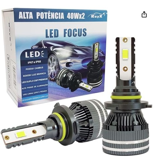 FOCUS HB4 KIT LED HB4 6000K 13.000 LUMENS BIVOLT RAYX