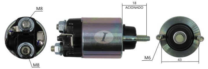 INTACTO90705 AUTOMATICO PT. DENSO AGRALE/J.DEERE/MF/KUBOTA 12V ZM705