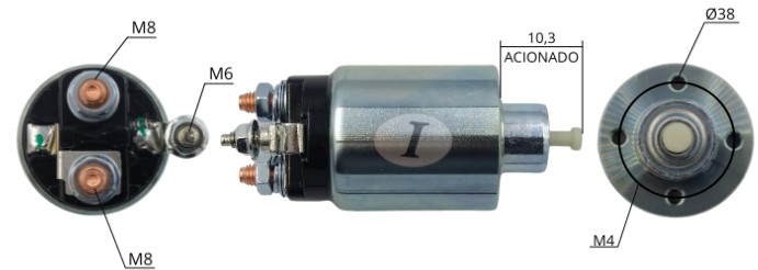 INTACTO92795 AUTOMATICO PT. MITSUBISHI OMEGA/SILVERADO/RANGER/FUSION 12V ZM2795