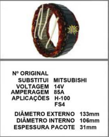 40040 EST. MITSUBISHI H100 E136 I106 L31MM FS4 14V