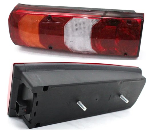 PL09124129 LANTERNA TRAS. MB AXOR/ACCELO/ATEGO/ACTROS S/VIGIA S/SIRENE RE C/CONECTOR LD 24V