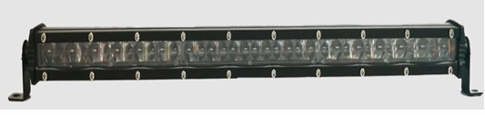 LT2603 BARRA DE LED SLIM 18 LEDS 50CM 90W LUZ BRANCA/AMBAR