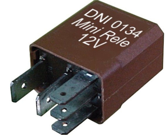 DNI0134 RELE MINI AUXILIAR 12V 5T 30/40A S/SUPORTE GM/FIAT/FORD