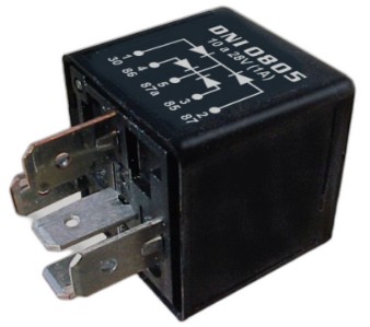 DNI0805 RELE AUXILIAR 24V 5T 1A S/SUPORTE