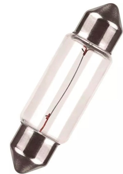 LAMPADA TORPEDO 24V 35MM 5W LUCAS LLB240