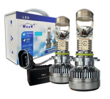 MAXPJTHB4 KIT LED HB4 MAX PROJETOR 6500K 15.000 LUMENS BIVOLT RAYX