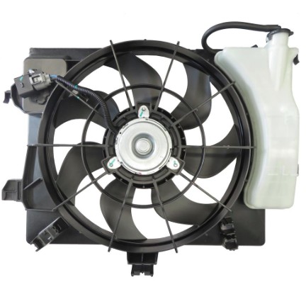 IK9104 ELETROVENTILADOR HB20/VELOSTER 12/ C/AR 7PAS MT.105MM 390MM