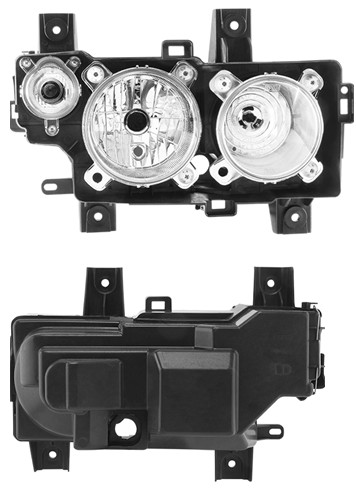 NF354 FAROL H1/H7 MB ATEGO 13/ LD C/PISCA S/SOQUETE REDONDO