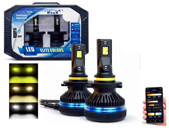 COLORS H1 KIT LED H1 8000K 18.000 LUMENS BIVOLT RAYX