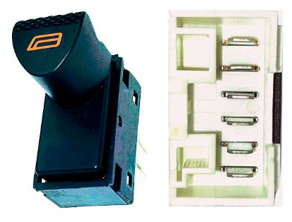 OP021028 INTERRUPTOR VIDRO PALIO/STRADA 01/15 SIMPLES LED AM DE TORRINHA