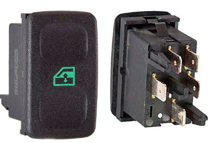 OP021058 INTERRUPTOR VIDRO GOL/PARATI/SAVEIRO/SANTANA 87/92 SIMPLES LED VERDE