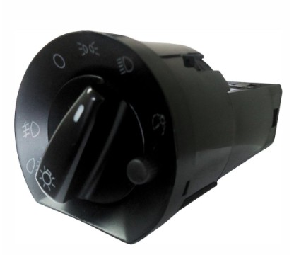 DNI2127 CHAVE DE LUZ GOL/SANTANA 97/ C/FAROL NEBLINA/LANT. TRASEIRA/REOSTATO 12V 17T