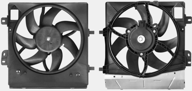 EV101091 ELETROVENTILADOR PEUGEOT 208 CITROEN C3/AIRCROSS C/AR 7PAS MT.101MM 342MM (EURO)