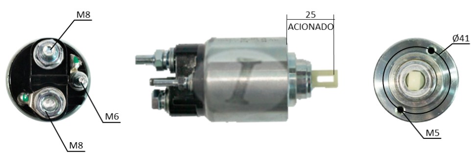 INTACTO96271 AUTOMATICO PT. BOSCH LOGAN/SANDERO/SYMBOL 12V ZM6271