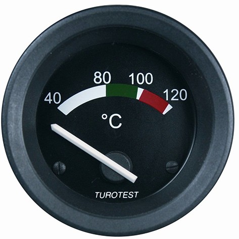 TU302283 RELOGIO TEMPERATURA SCANIA 60MM 24V C/ILUM.