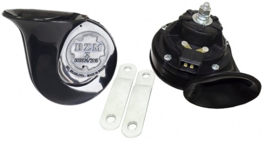 B42 BUZINA 12V DUPLA CARACOL 490HZ TOMADA BICO FIAT