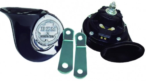B48 BUZINA 12V DUPLA CARACOL 490HZ TOMADA BICO GM