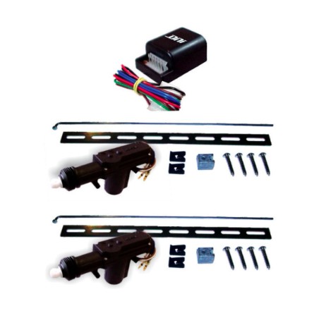 DNI2022 KIT TRAVA ELETRICA 2 PORTAS MONO SERVENTIA 12V