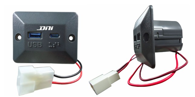 TOMADA CARREGADOR USB VEICULAR QC3 INTELIGENTE BIVOLT DNI0584