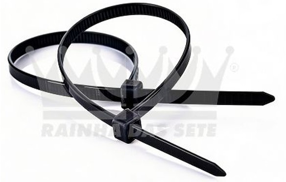 ETE7530/10 ABRAC. PLAST. PRETA 150 X 3,6MM 15CM (C/10PÇS)