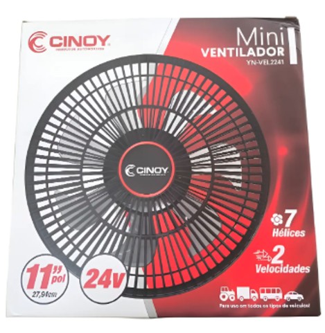 YNVE2241 VENTILADOR CABINE 11" AUTOMOTIVO 24V