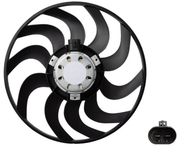 MQ0864 ELETROVENTILADOR FIAT MOBI 1.0/NOVA STRADA 1.4 C/AR 10PAS MT.100MM 365MM