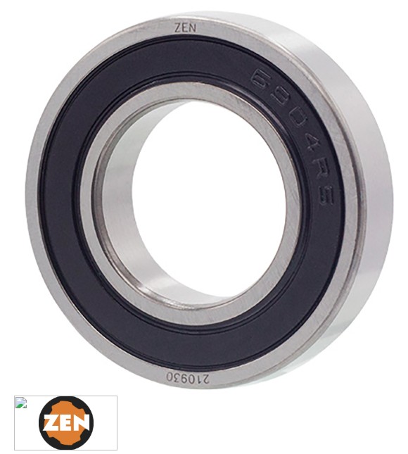 ZEN60904 ROLAMENTO MT. ELETRICO/INDUSTRIAL 20X37X9