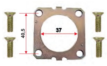 DC431211 TAMPA FIX. ROLAMENTO ALTERNADOR VALEO VW/RENAULT C/PARAFUSO