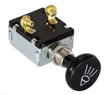 OP011004 CHAVE DE LUZ 2T 1 POS. (PARAFUSO)