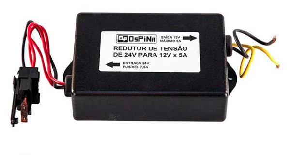 OP083014 CONVERSOR REDUTOR TENSAO 24V PARA 12V 75W 5A