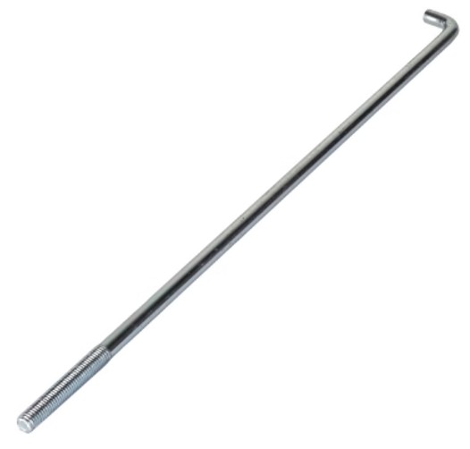 028345P2 HASTE FIXACAO DA BATERIA TRATOR MF C/ROSCA