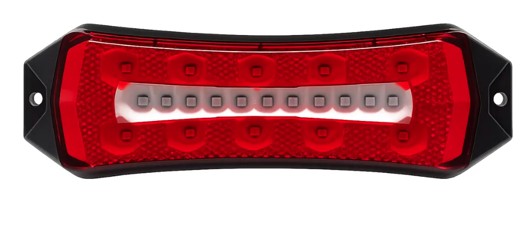 PRD088 LANTERNA CARRETINHA LED UNIVERSAL SLIM S/RÉ 12V (C/2PÇS)
