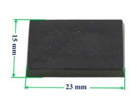 ETE7470PR LENTE TAMPA BURACO PRETA PAINEL MB 88/ MODERNO (C/10PÇS)