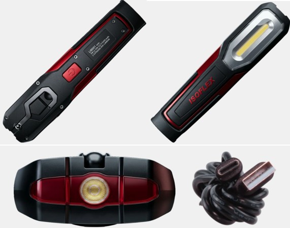 LI0001 LANTERNA DE INSPECAO MAGNETICA 2 ESTAGIOS 500 LUMENS