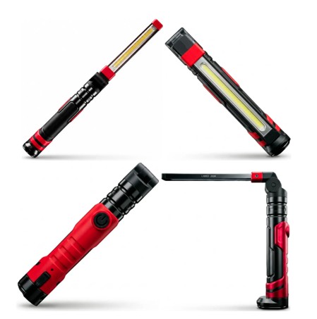 LI0002 LANTERNA DE INSPECAO MAGNETICA 2 ESTAGIOS 600 LUMENS