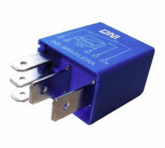 DNI0136 RELE MINI AUXILIAR 12V REVERSOR 40/30A C/RESISTOR 